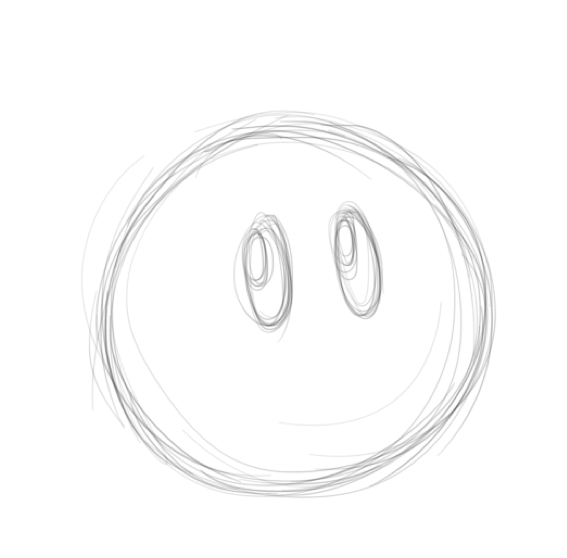 Dibuja una estrella de Mario Galaxy, paso 1
