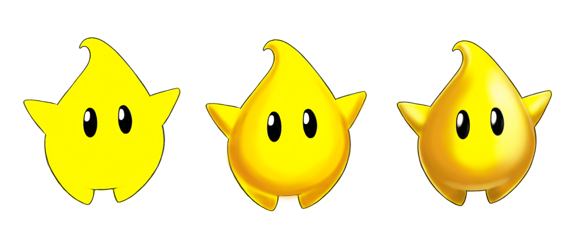 Dibuja una estrella de Mario Galaxy, paso 4