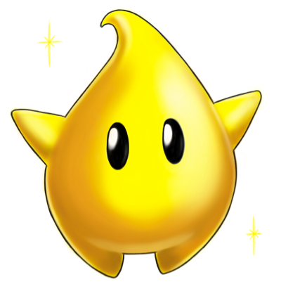 Dibujo final de la estrella Mario Galaxie