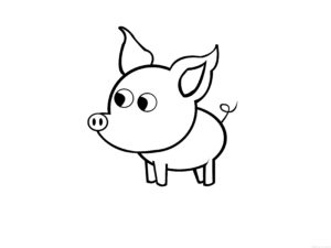 cerdo caricatura