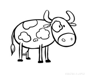 como se dibuja una vaca