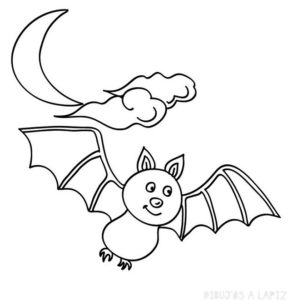 cómo se dibuja un murciélago