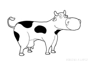 dibujar una vaca facil