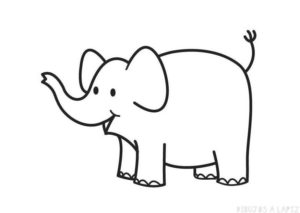 dibujos de elefantes animados