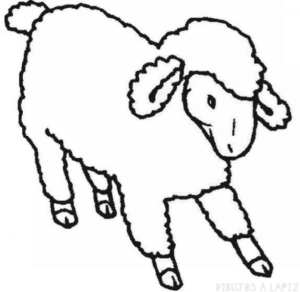 dibujos de ovejas para colorear