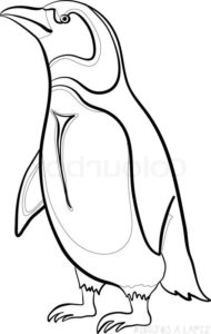 imagenes de pinguinos para dibujar