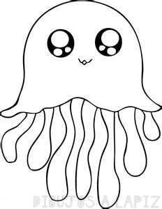 medusa de mar dibujo