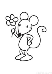 raton facil de dibujar