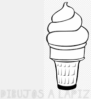 dibujar un helado