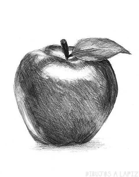ᐈ Dibujos de Manzanas【TOP 30】Animadas para colorear