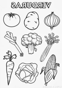 imagenes de verduras para imprimir