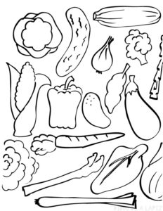 vegetales dibujos