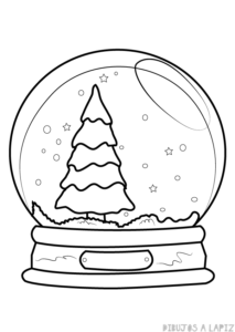 cómo dibujar un arbolito de navidad