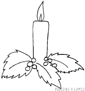 dibujos de velas encendidas 1