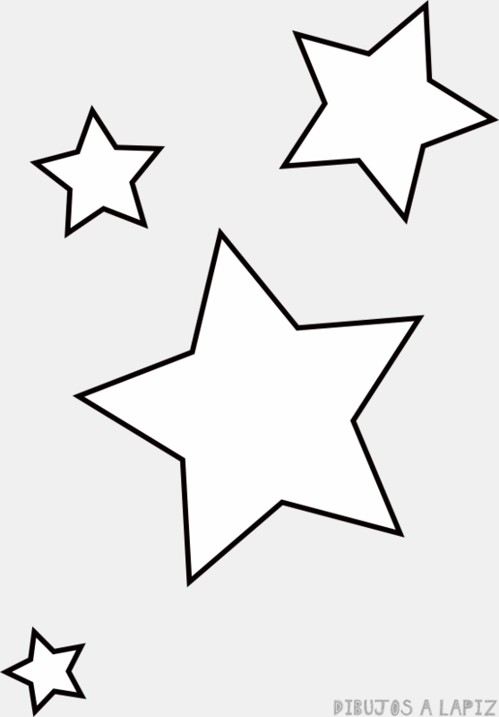 ᐈ Dibujos de Estrellas【TOP 30】Animados para colorear
