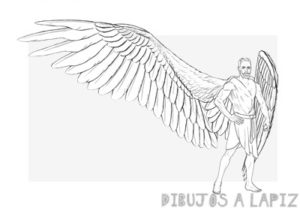 how to draw angel wings preview