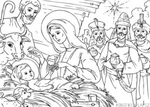 imagenes del nacimiento de jesus para niños