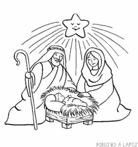 nacimiento del niño jesus para niños