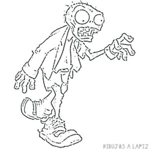 dibujos de zombies a lapiz