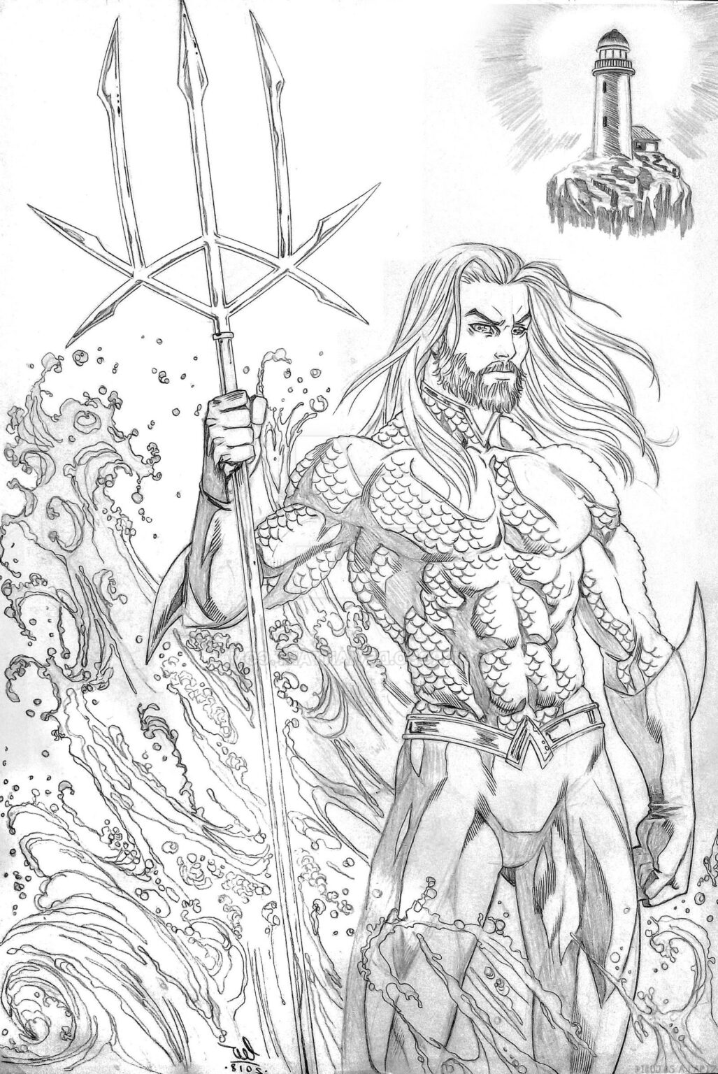 Dibujos De Aquaman F Ciles Y A Lapiz