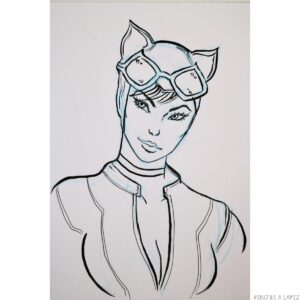 dibujos de catwoman para colorear e imprimir