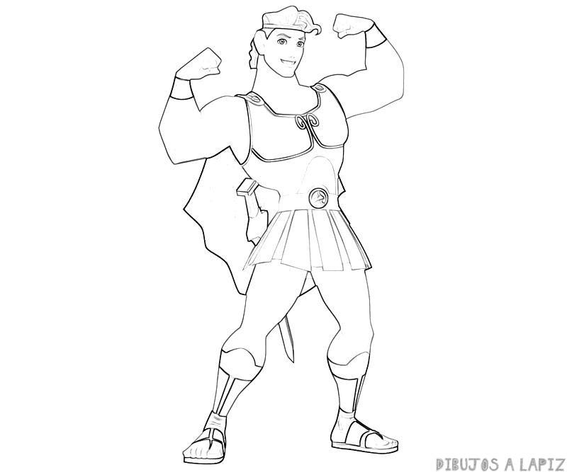  🥇 Dibujos de Hercules【  】Fáciles y a lapiz