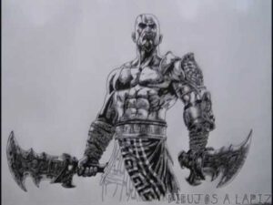 dibujos de las espadas de kratos