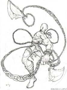 dibujos en kratos 1